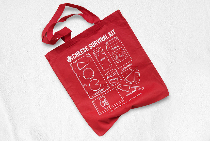 Cheese Survival Kit Tote